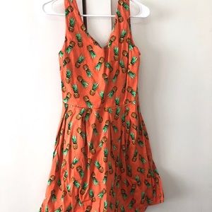 Modcloth Ixia Pineapple print summer dress cute!
